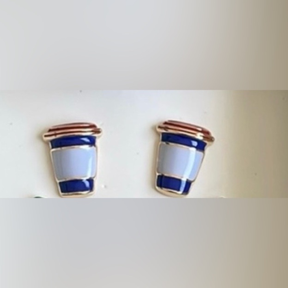 KATE SPADE NEW YORK x TARGET COFFEE CUP STUD EARRINGS OTHER EARRINGS LISTED